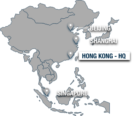 Map of A&M Global Tag locations in East Asia